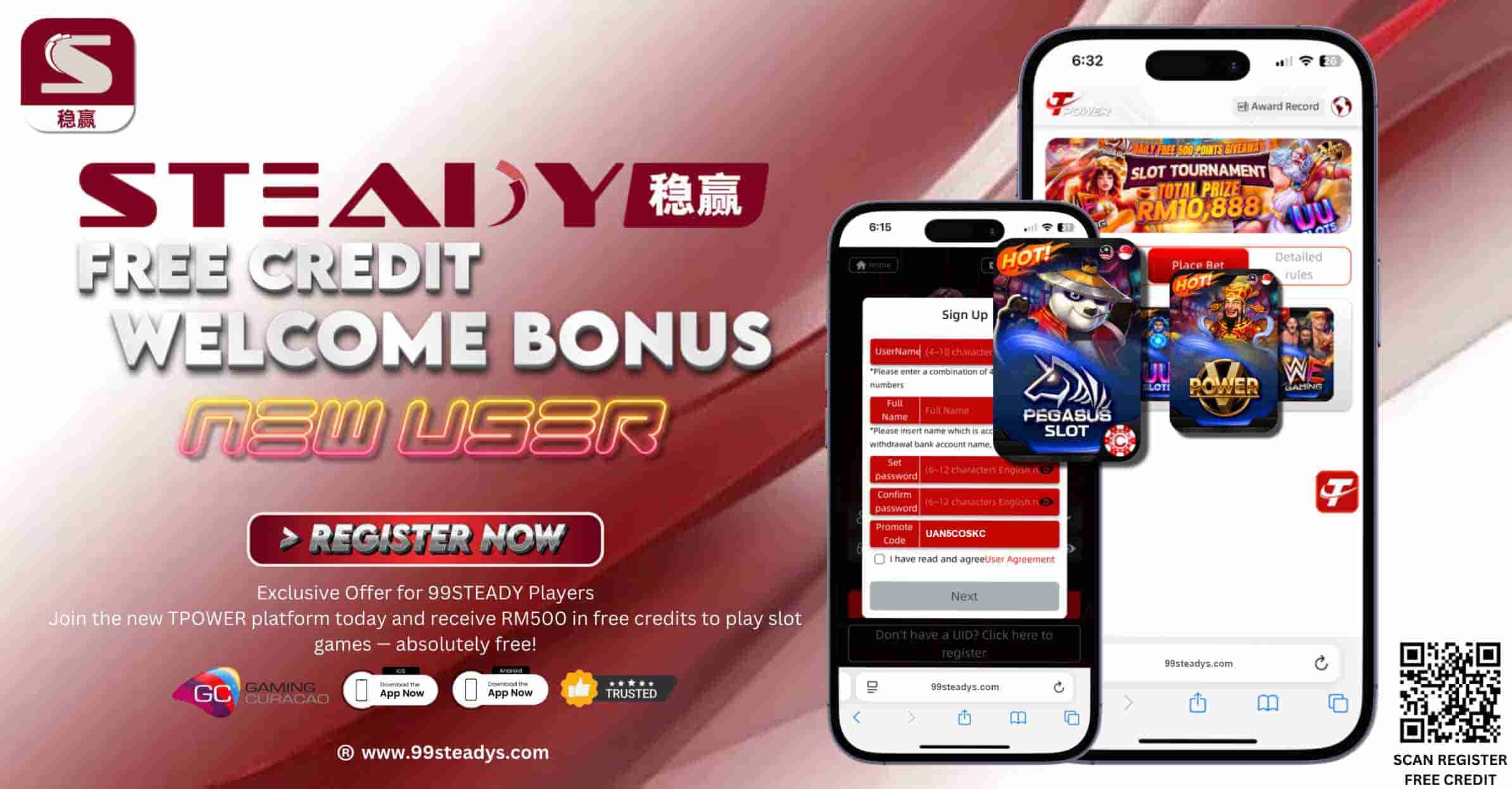 STEADY | STEADY Official | STEADY Official Banner | STEADY Official Index Banner